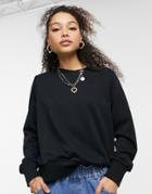 Noisy May Sweatshirt In Black