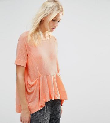 Stitch & Pieces Ruffle Top - Orange