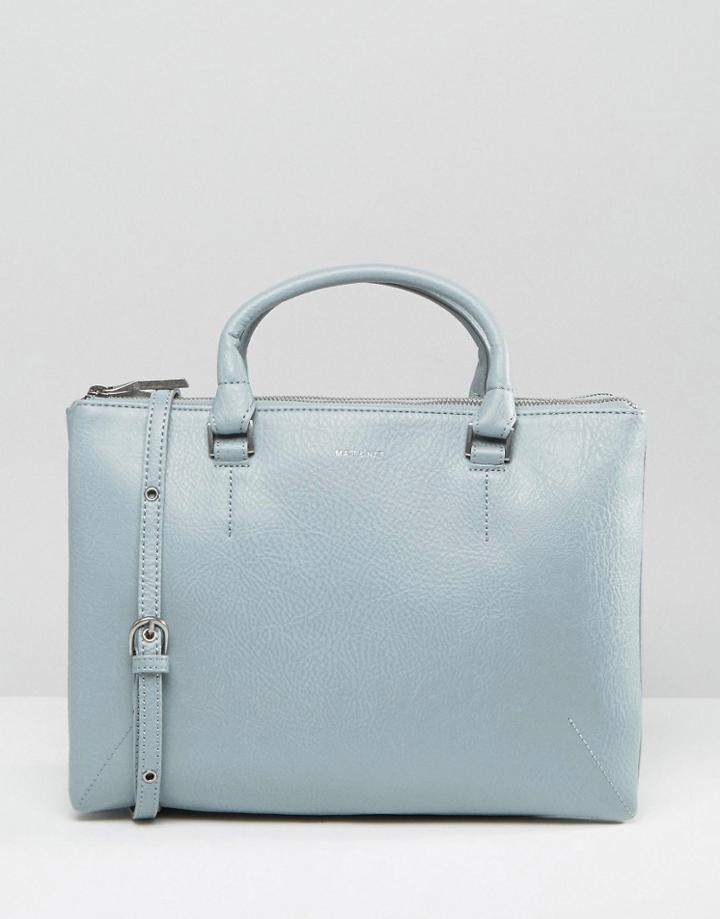 Matt & Nat 3 Compartment Shopper Tote Bag - Gray