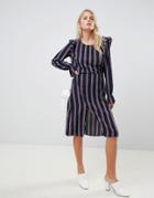Vila Stripe Two-piece Skirt-multi