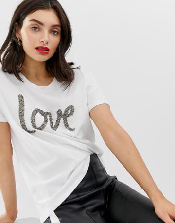 In Wear Volva Love Print T-shirt - White