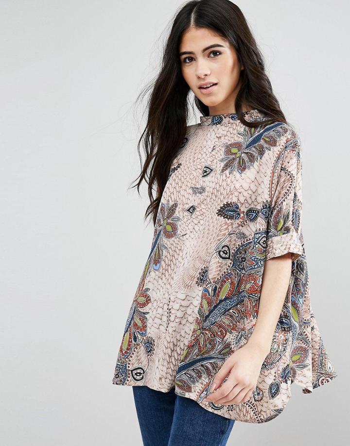 Only Floral Smart Boxy Top - Multi