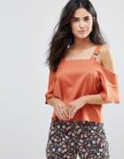 Influence Ring Detail Cami Top - Orange