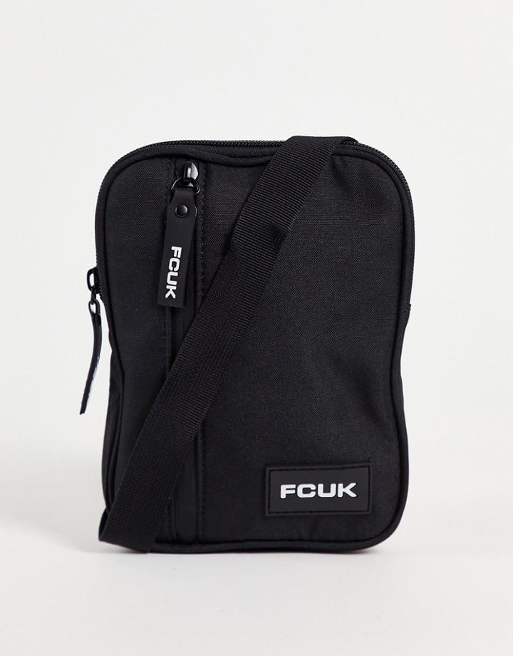 French Connection Fcuk Flight Bag In Black