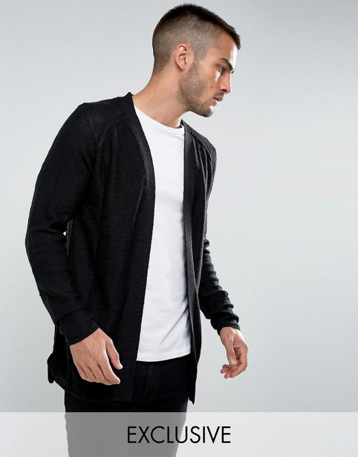 Only & Sons Open Drape Cardigan - Gray