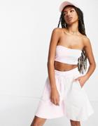 Adidas Originals 'summer Rave' Color Block Bandeau Top In Pink