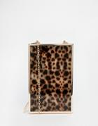 Asos Glam Box Bag On Chain - Multi
