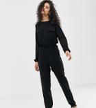 Noisy May Tall Utility Pocket Jumpsuit - Black