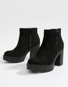 New Look Chunky Heeled Boot - Black