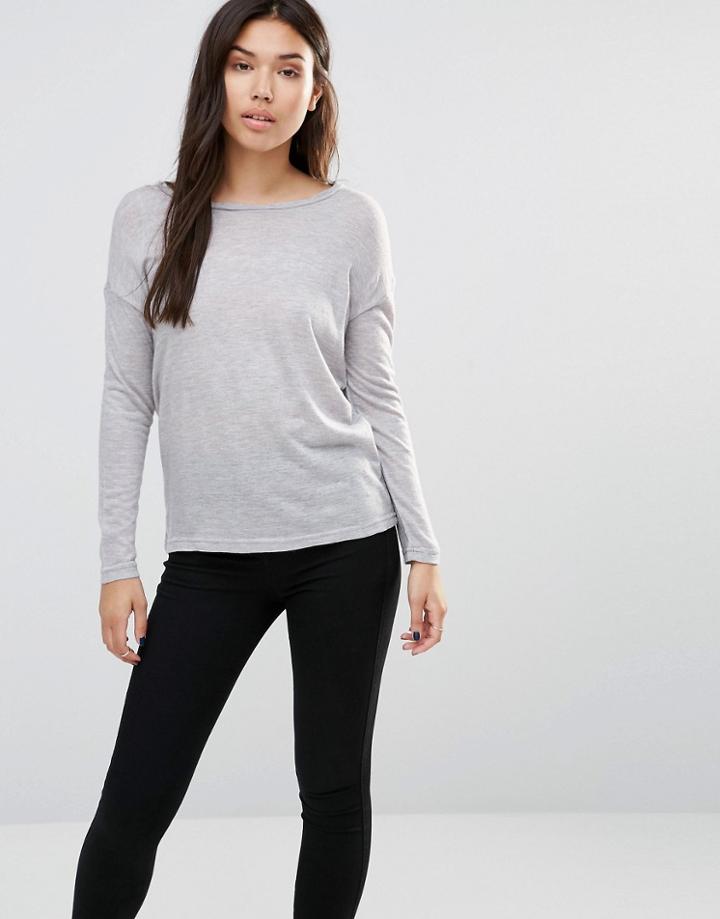 B.young Pays Sweatshirt In Light Blue - Chambray Blue