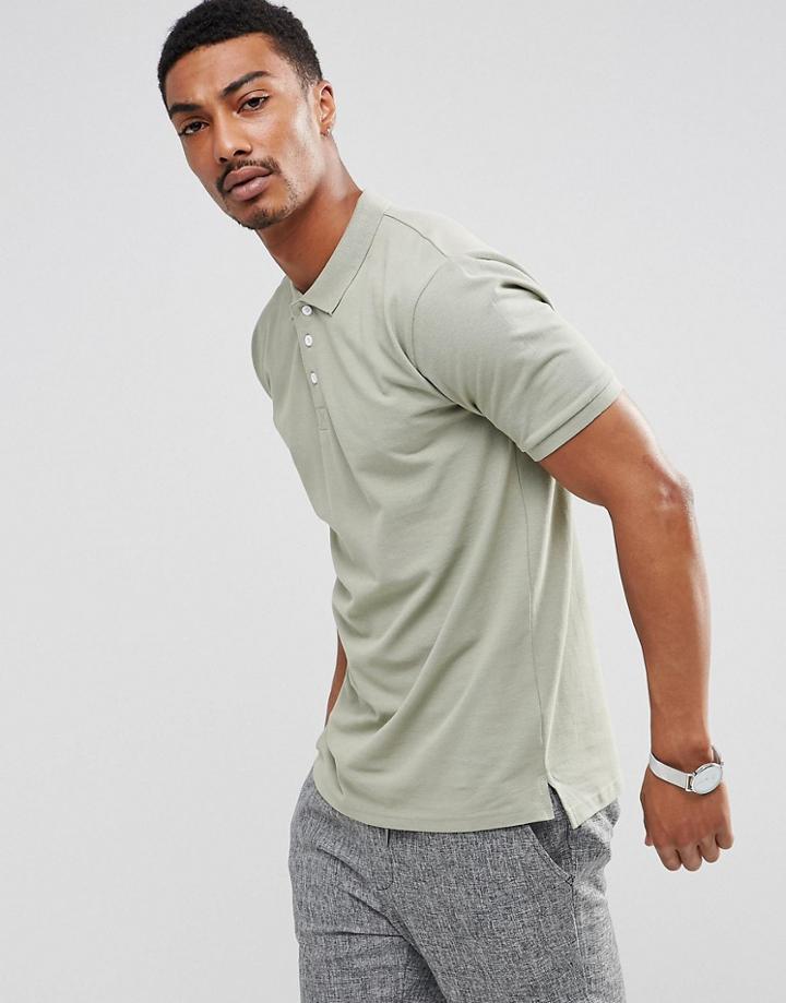 Troy Polo Slim Fit Shirt - Green