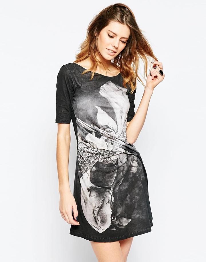 Religion Jaw Dress - Black