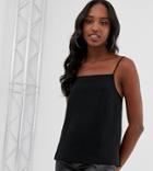 Collusion Tall Square Neck Cami - Black
