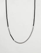 Vitaly Helix Necklace In Stainless Steel - Silver