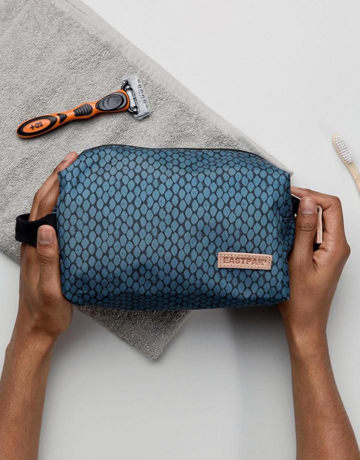 Eastpak Cherm Toiletry Bag In Python - Black