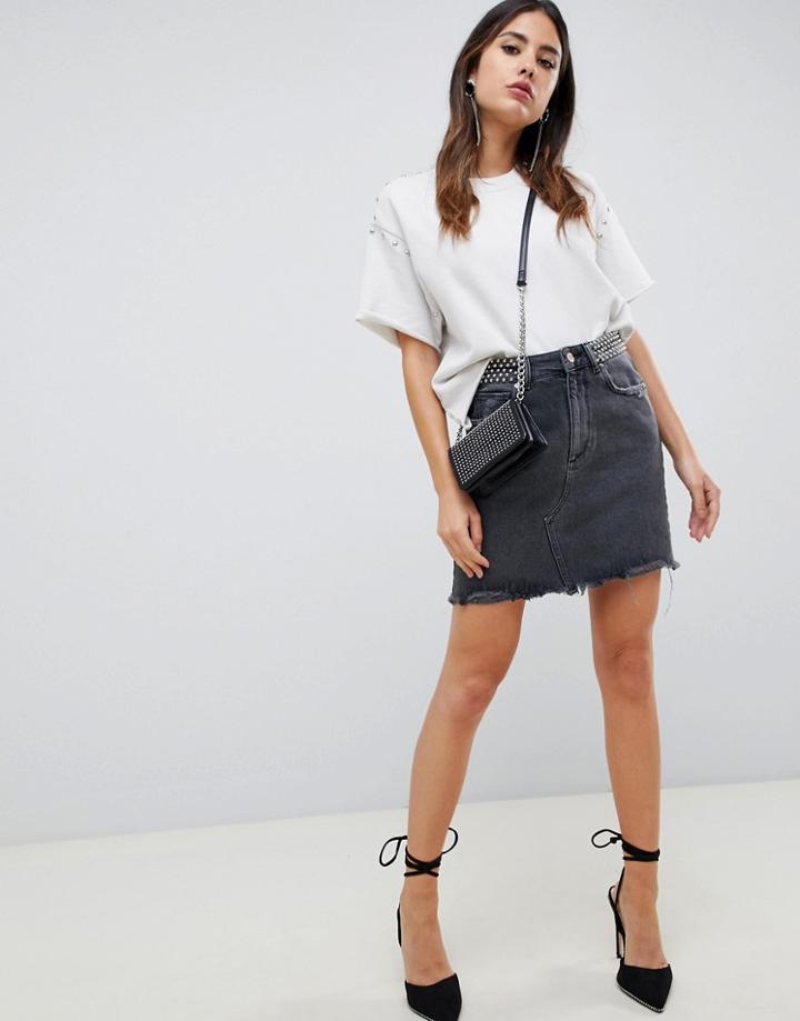 Dl1961 Georgia Skirt-black