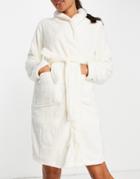 Vero Moda Dressing Gown In White