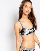 Seafolly Tropic Coast Hyprid Bikini Top - Multi