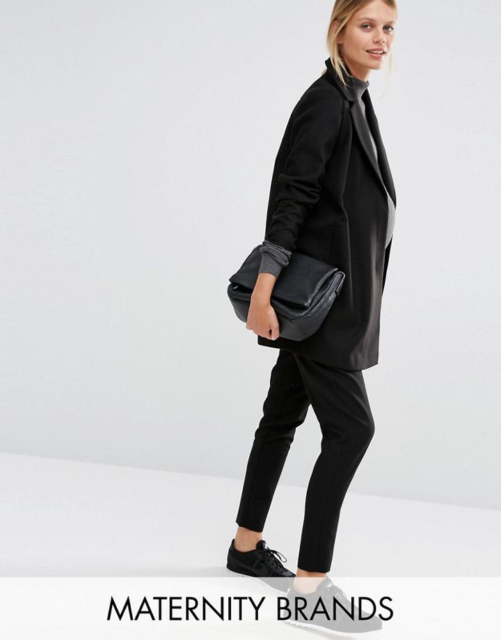 Mama. Licious Tailored Pant - Black