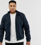 French Connection Plus Harrington Jacket-navy