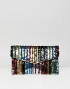 New Look Rainbow Clutch Bag - Multi