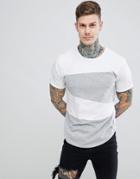 Ringspun Block T-shirt - White