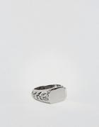 Icon Brand Signet Ring Insilver - Silver
