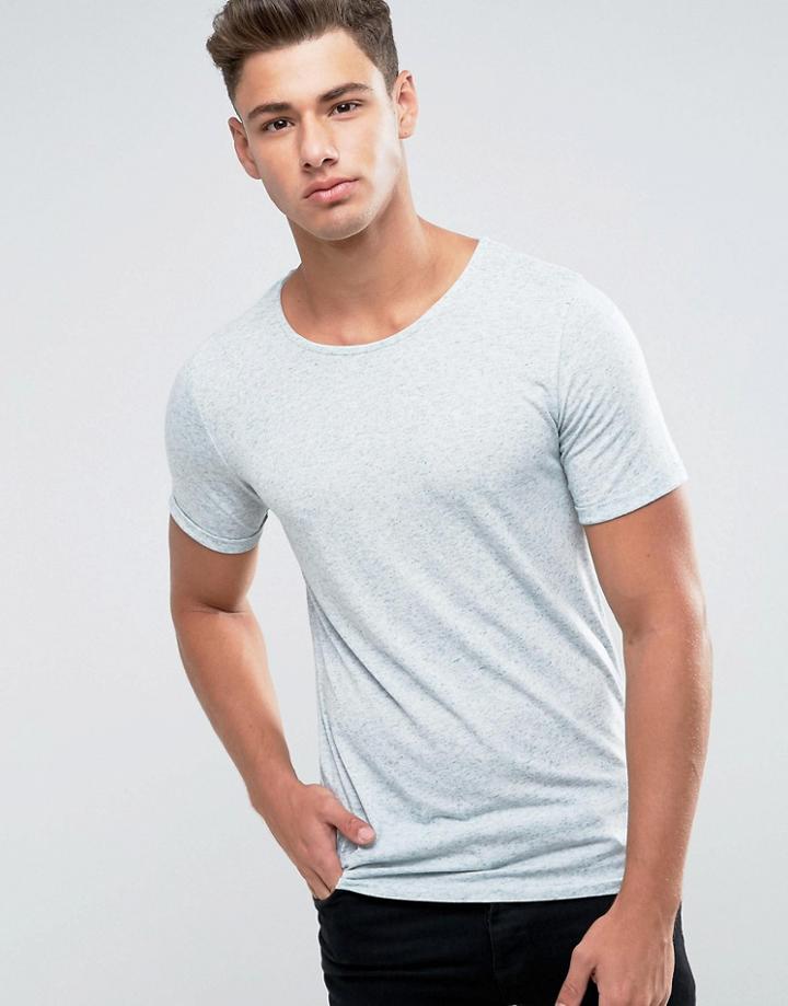 Jack & Jones Premium Melange Tee - Gray