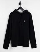 Boss Wetalk Overhead Hoodie In Black