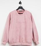 Missguided Branded Sweater In Pink