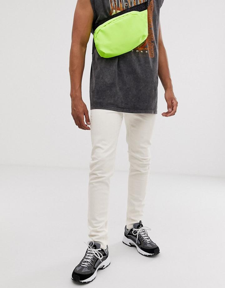 Cheap Monday Tight Skinny Jeans In White