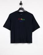 Nike Training One Rainbow Dry T-shirt In Black