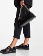 River Island Mary Jane-style Shoes In Black