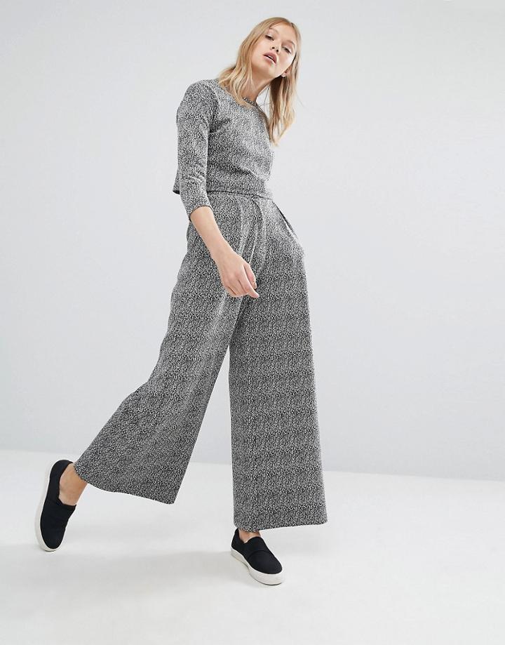 Native Youth Wide Leg Pant Co-ord - Black