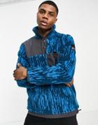 Jack Wolfskin 365 Fearless Snap Fleece In Blue