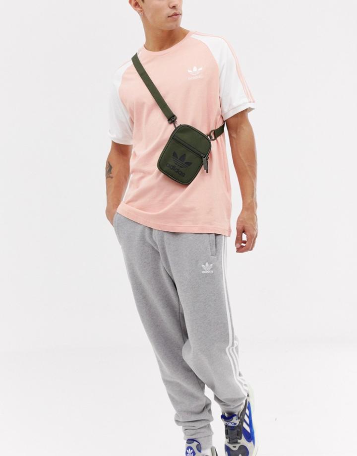 Adidas Originals Flight Bag In Khaki - Green