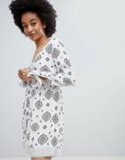 Only Festival Print Romper - Multi