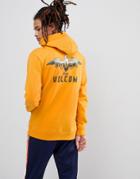 Volcom Hoodie With Pelican Back Print - Yellow