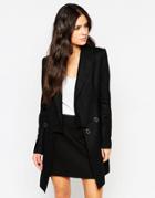 Traffic People Top And Tails Coat - Black