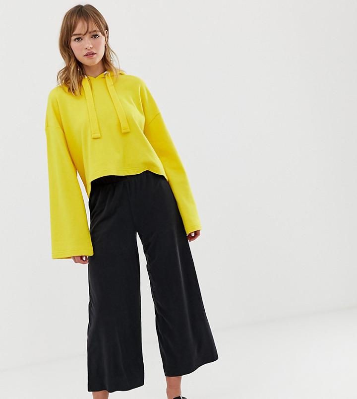Monki Wide Legs Pants In Black