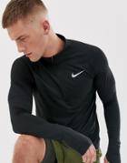 Nike Running Element 2.0 Half Zip Sweat In Black Ah8973-010