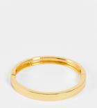 Asos Design 14k Gold Plated Bangle Bracelet In Gold Tone