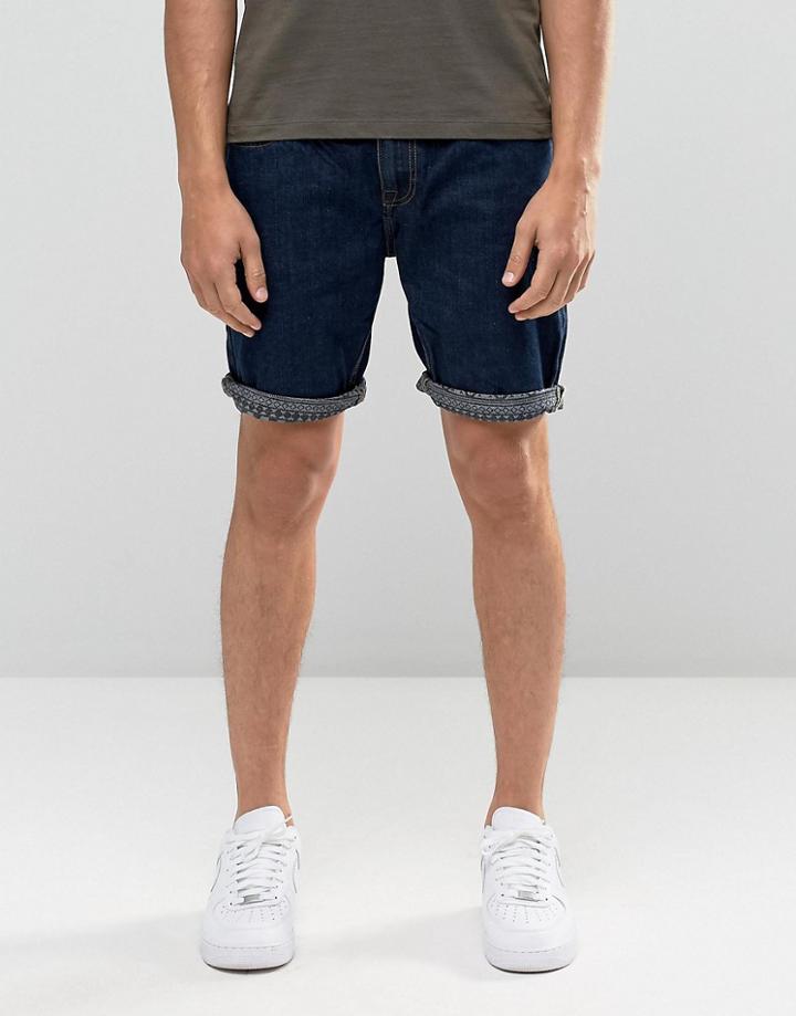 Bellfield Denim Shorts In Indigo - Blue