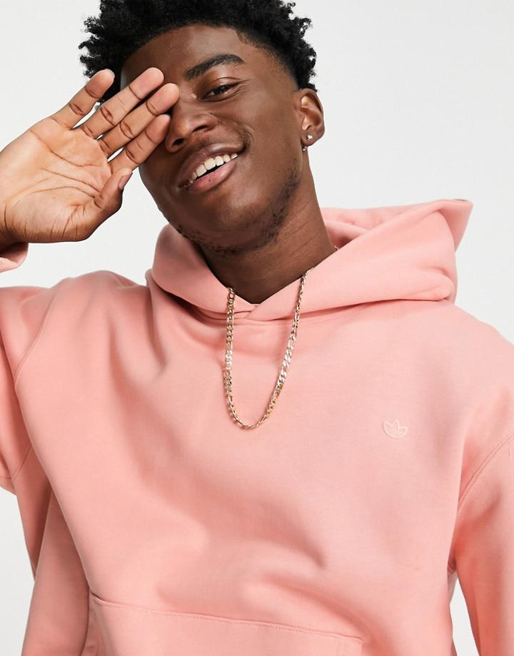 Adidas Originals Contempo Hoodie In Blush-pink