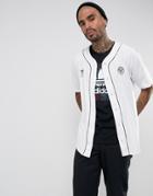 Adidas Skateboarding Baseball Shirt In White Br3983 - White
