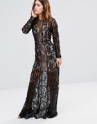 The Jetset Diaries Yasmine Maxi Dress - Black