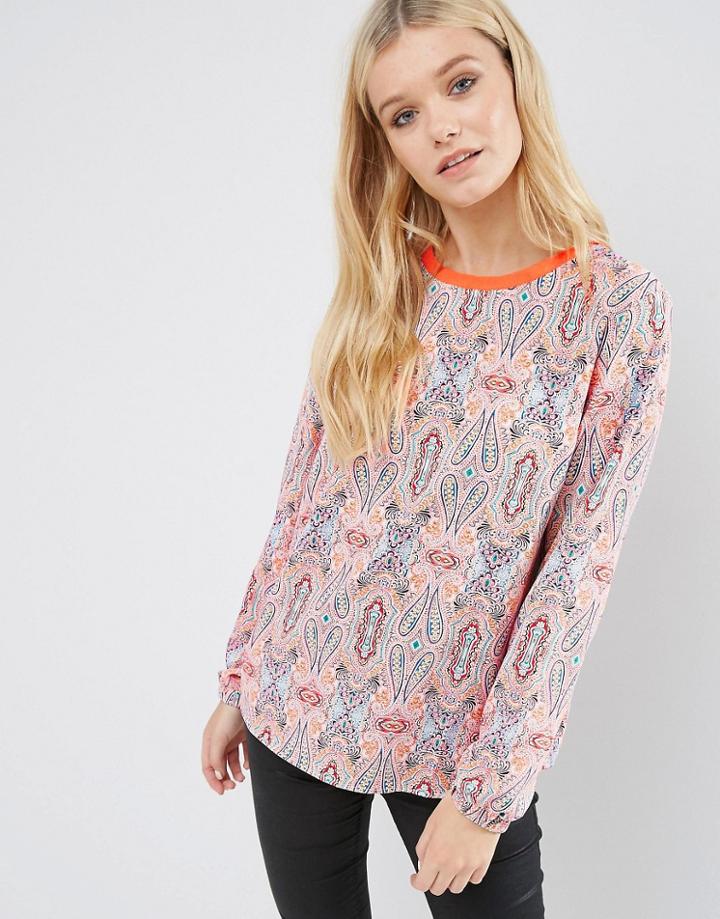 Jdy Daisy Rib Sweatshirt - White