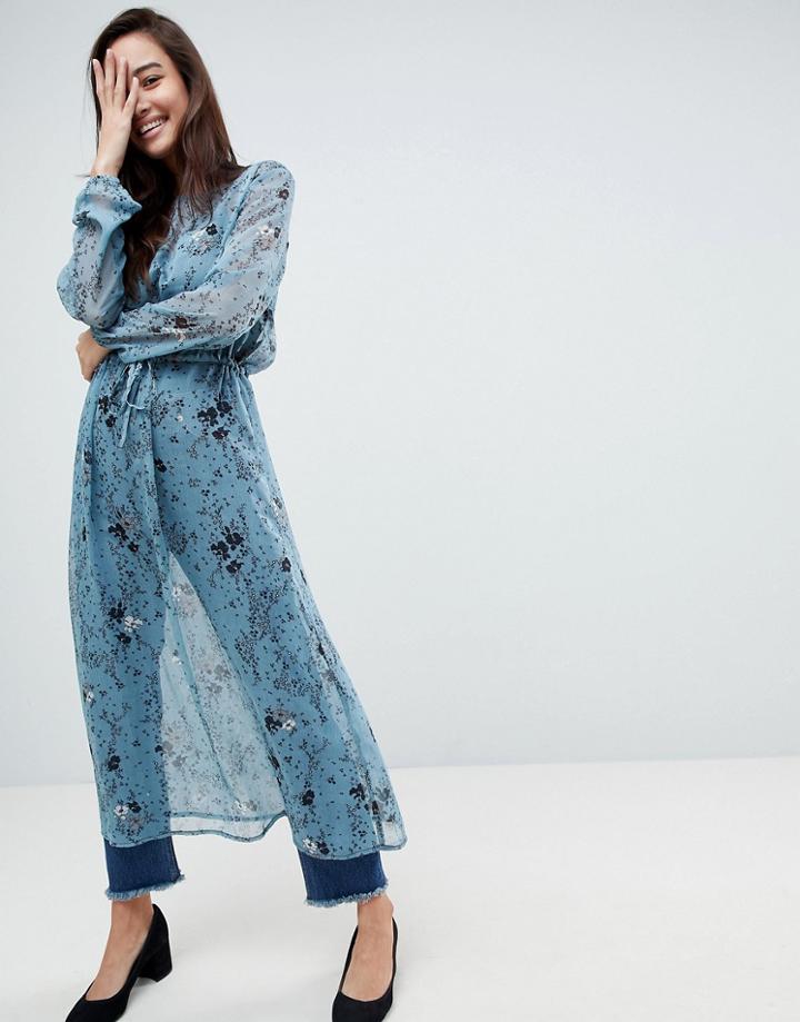 Jdy Floral Printed Maxi Dress - Multi