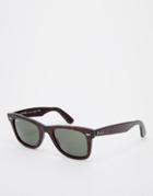 Ray-ban 0rb2140 Original Wayfarer Classic Sunglasses - Brown