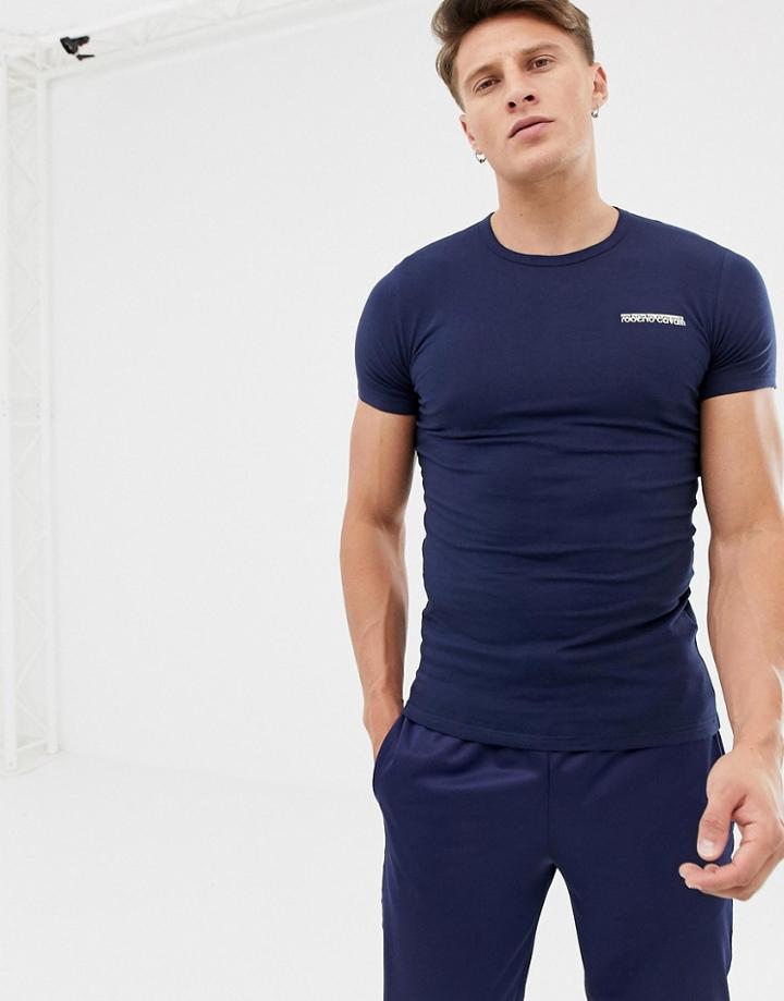 Roberto Cavalli T-shirt In Blue - Blue